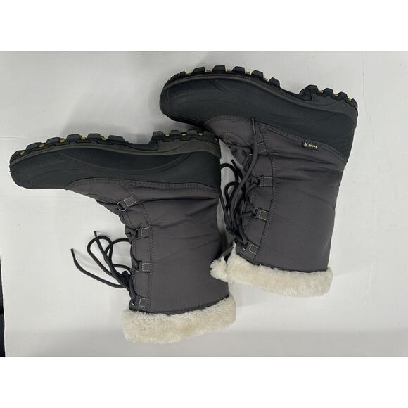 kamik Women\'s Cold-Weather Boots Gray Fuzzy Snow Water Size 10 main image 10